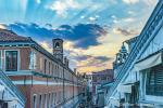 Venice At Dusk From Rialto Bridge