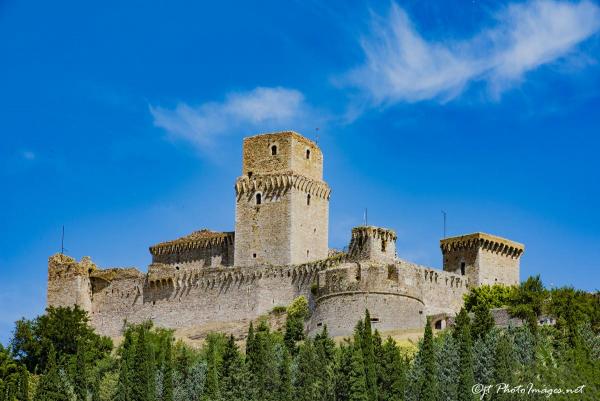 Assisi Italy Rocca Maggiore Castle