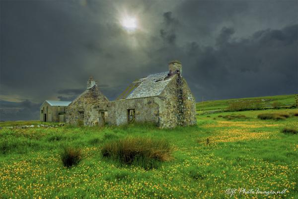Abandoned Cottage Islay Scotland picture