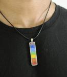 Rainbow Mosaic Pendant