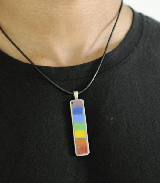 Rainbow Mosaic Pendant picture