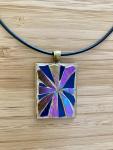 Starburst Design Mosaic Pendant