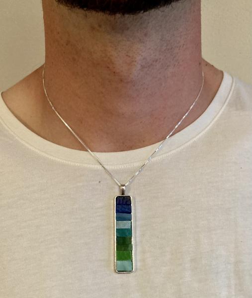 Blue/Green Ombre Pendant picture