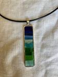 Blue/Green Ombre Pendant