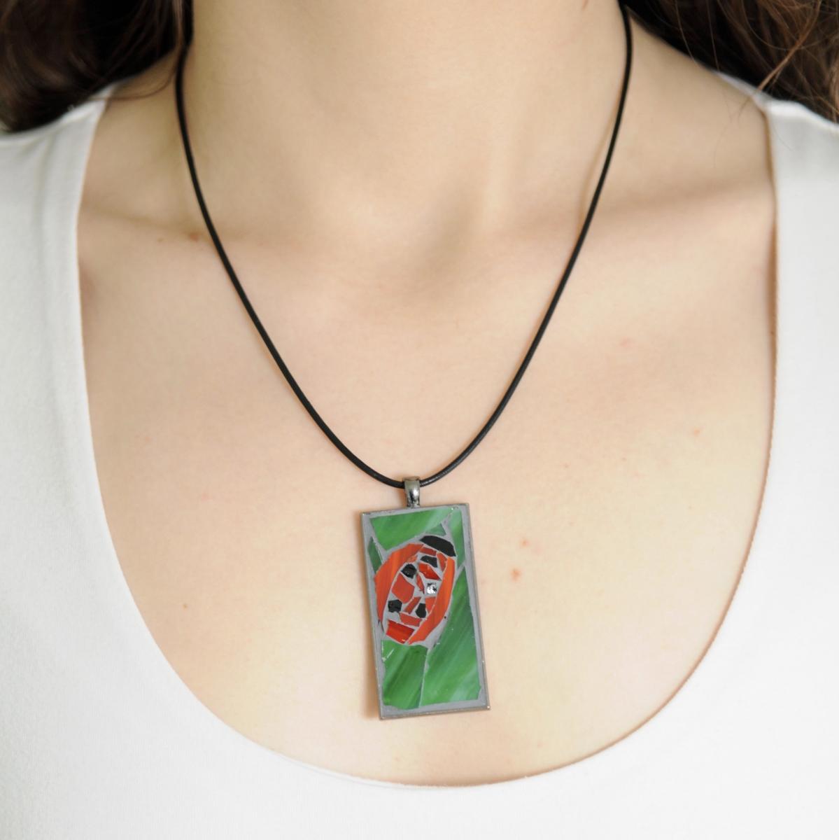 Ladybug Mosaic Pendant picture