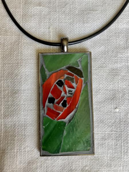 Ladybug Mosaic Pendant