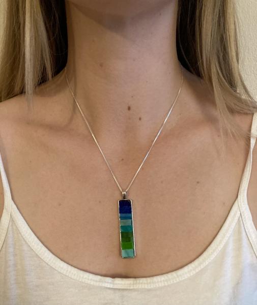 Blue/Green Ombre Pendant picture