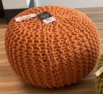 Orange Pouf