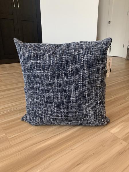 Double Trouble Navy Outdoor Pillow picture