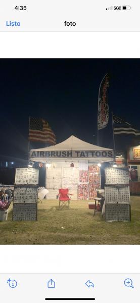 Airbrush tattoos