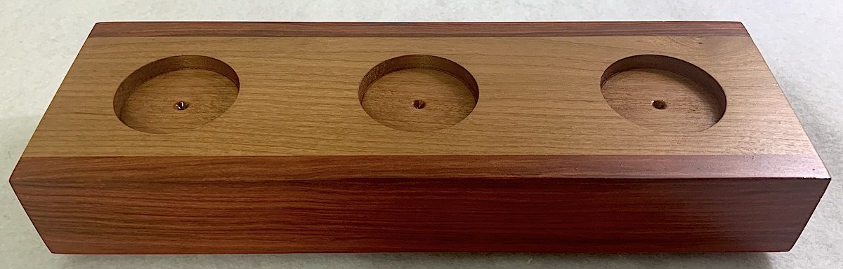 Cherry and Redheart Votive Holder picture