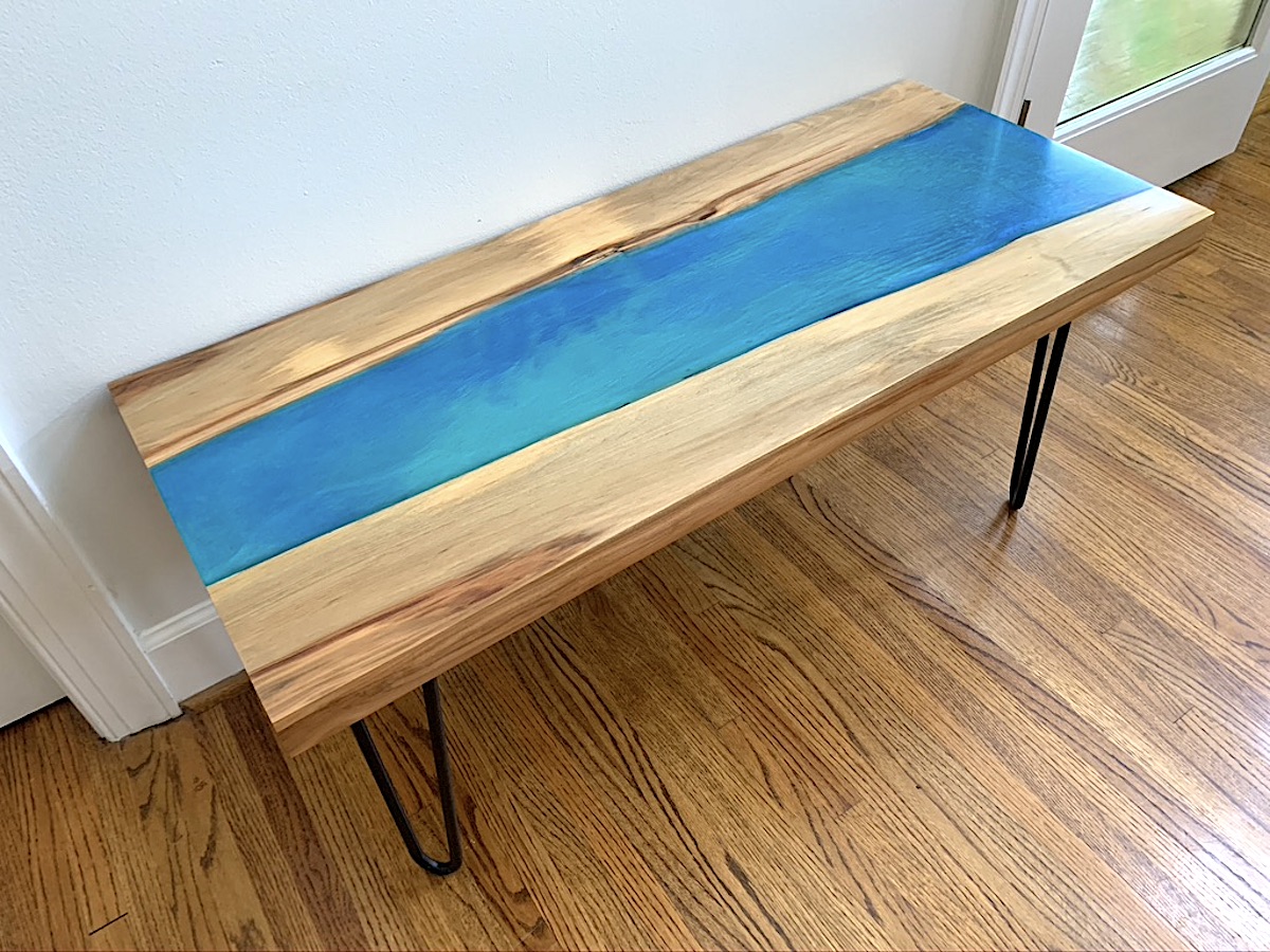 Maple 'River Pour' Coffee Table picture