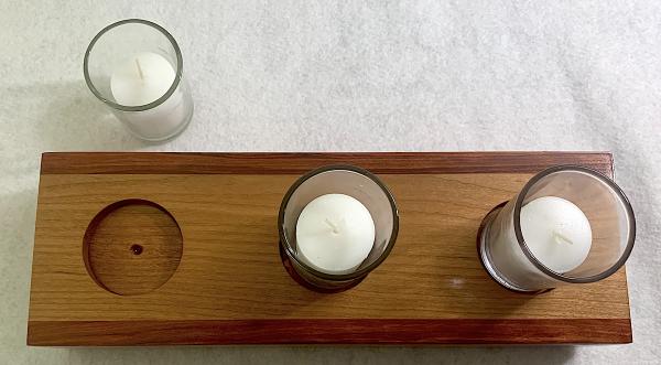 Cherry and Redheart Votive Holder picture