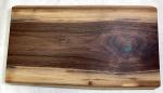 Live-Edge Walnut Cutting Board with Epoxy