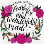 5"x5" Floral Verse Art