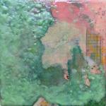 "Accountable" 7"x7" Mixed Media Painting
