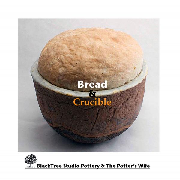 Stoneware Bread Baking Bowl in Blue Salt Glaze picture