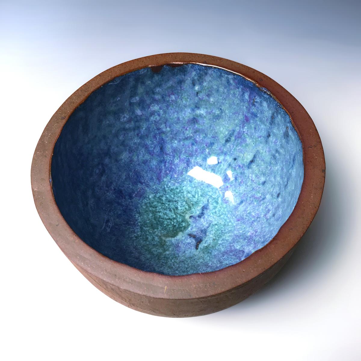Stoneware Bread Crucible in Serena Blue picture