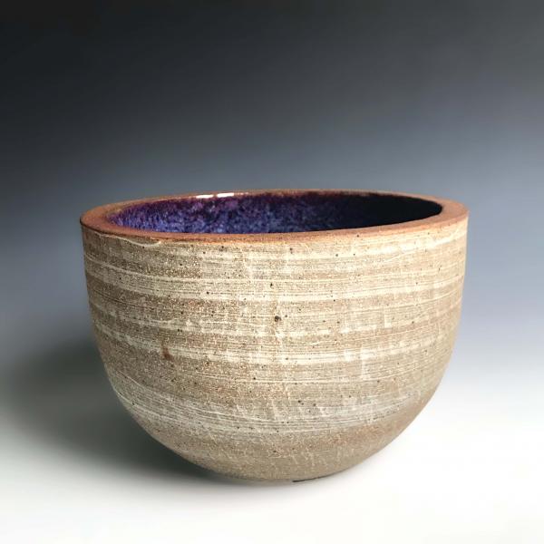 Stoneware Bread-Baking Bowl in Violet/Blue Glaze picture