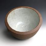 Stoneware Bread Baking Bowl in Nutmeg White