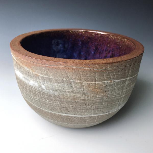Stoneware Bread Crucible in Red Violet picture