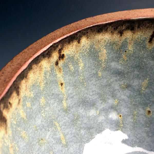 Stoneware Bread Baking Bowl in Blue Salt Glaze picture