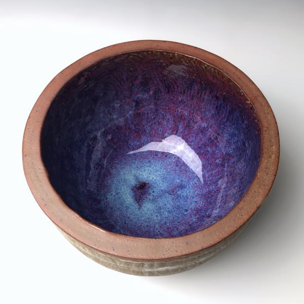 Stoneware Bread Crucible in Red Violet picture