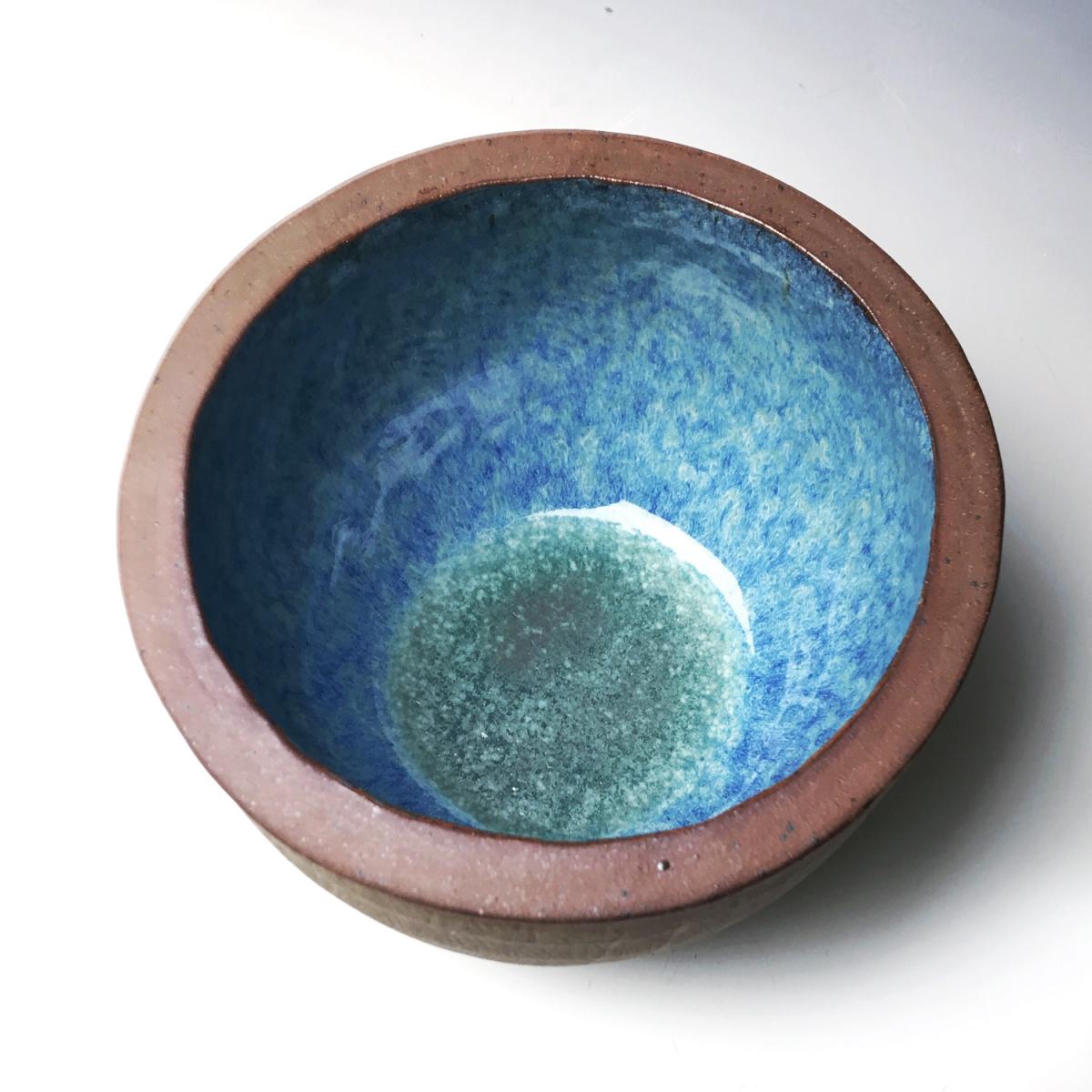 Stoneware Bread Crucible in Serena Blue picture