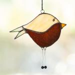 Two-tone Bird Suncatcher -Black Finish