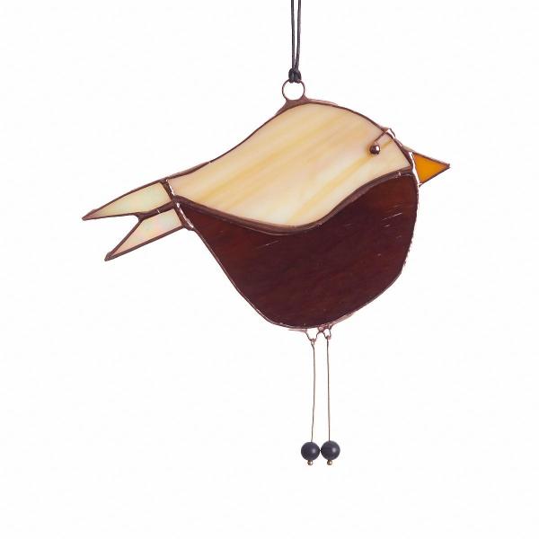 Two-tone Bird Suncatcher - Copper Finish picture