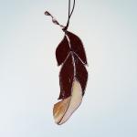 Stained Glass Feather Suncatcher