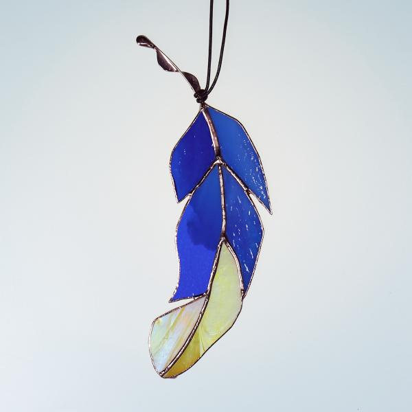 Stained Glass Feather Suncatcher picture
