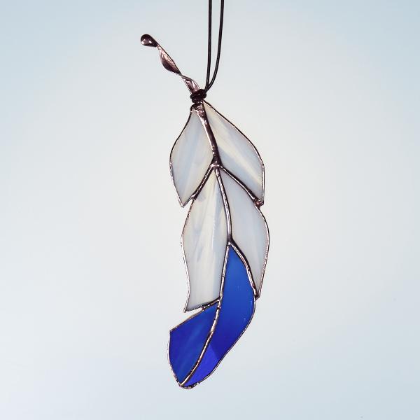 Stained Glass Feather Suncatcher picture