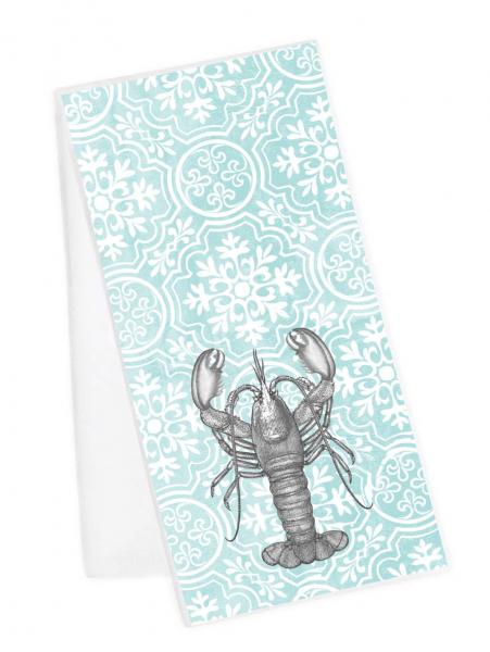 Tea Towel - Damask Lobster picture