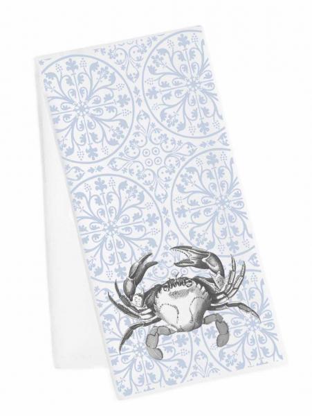 Tea Towel -Damask Crab