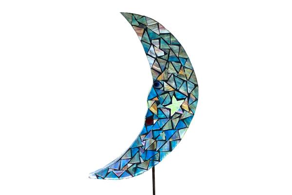 Mosaic Moon Garden Stake picture