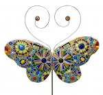 Mosaic Butterfly Garden Stake