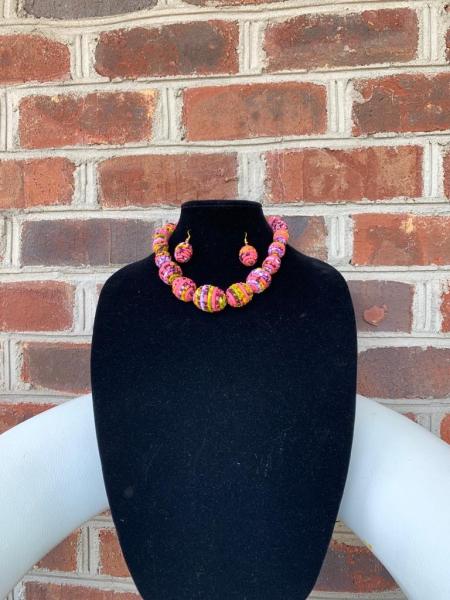 Ankara Necklace set