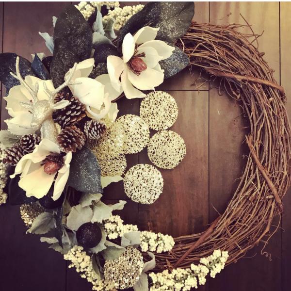 Custom Fall or Holiday Wreath picture