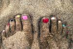 Feet in Sand