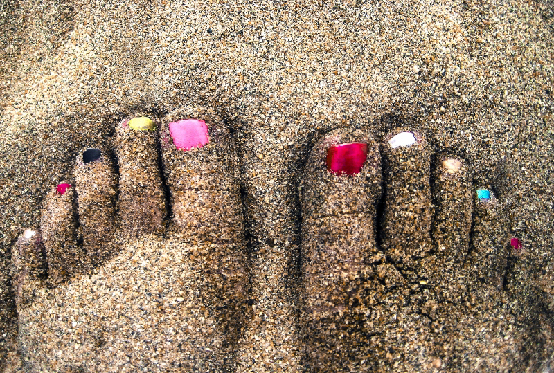 Feet in Sand