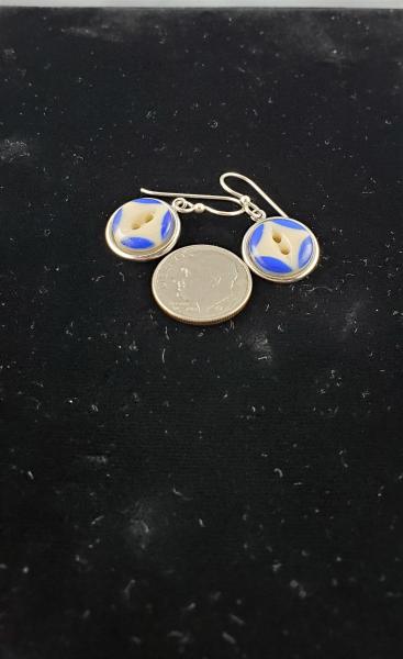 Stencil Button Earrings picture