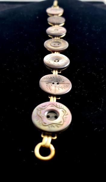 Victorian Shell Button Bracelet picture