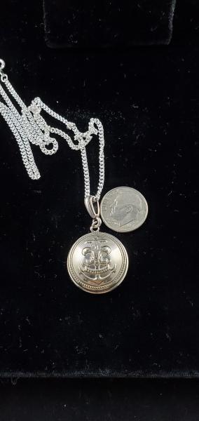 Vintage Sea Scout Button Pendant picture