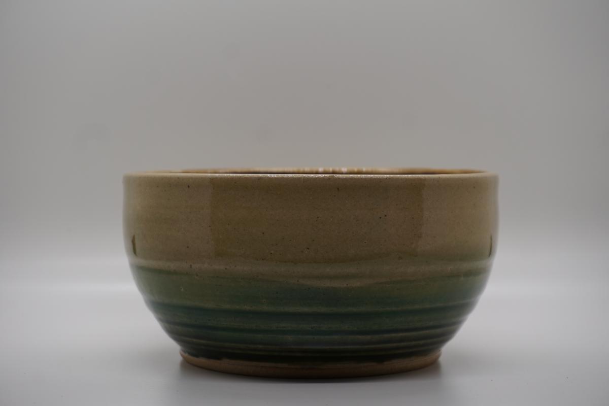Pale yellow and green bowl picture
