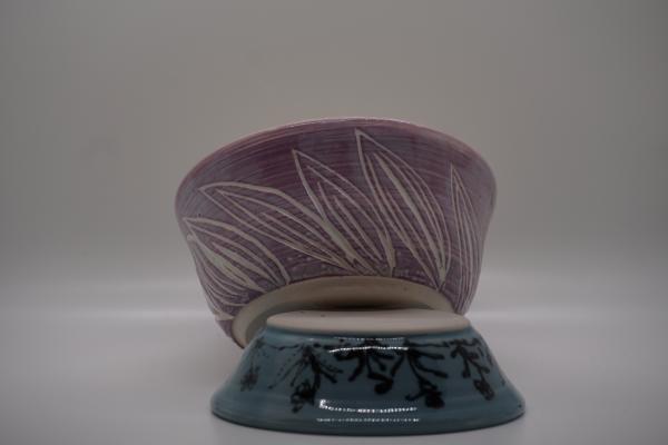 Purple carved bowl picture