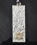 Sterling silver & 14KY gold Mother & Child Pendant