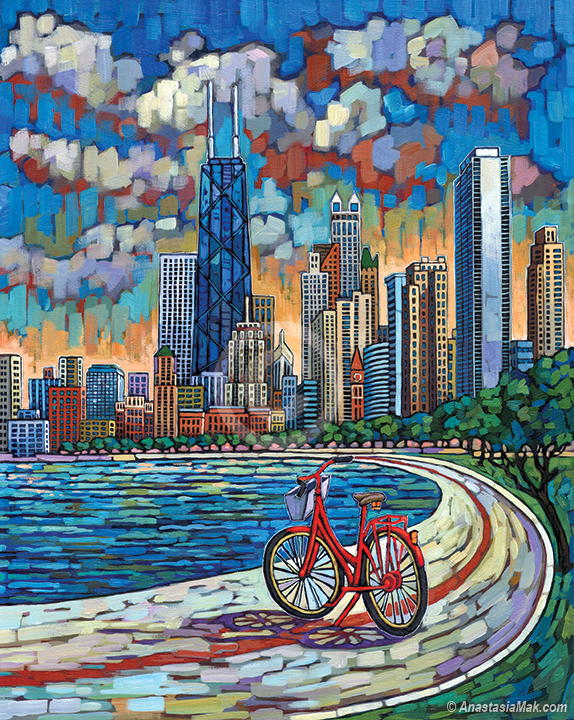 Biking Chicago picture