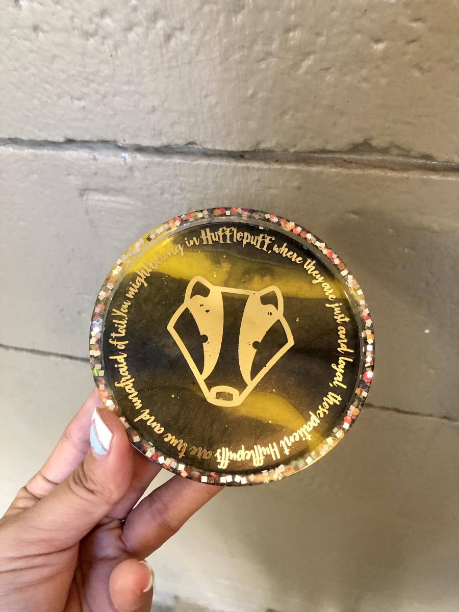 Wizard School House coasters picture