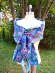 Nuno Felted Silk Scarf